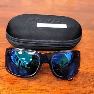 Revo Sunglasses 2041 301/J7 Glossy Black Frame w/ Gray/Green Polarized Lens
